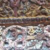 lustro drewniane tekowe Orient Indigo Decor